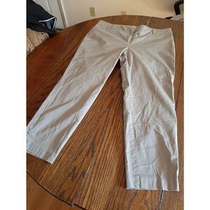 Size 18 Regular Van Heusen Stretch Khaki Tan Cropped Ankle Capri Casual Pants